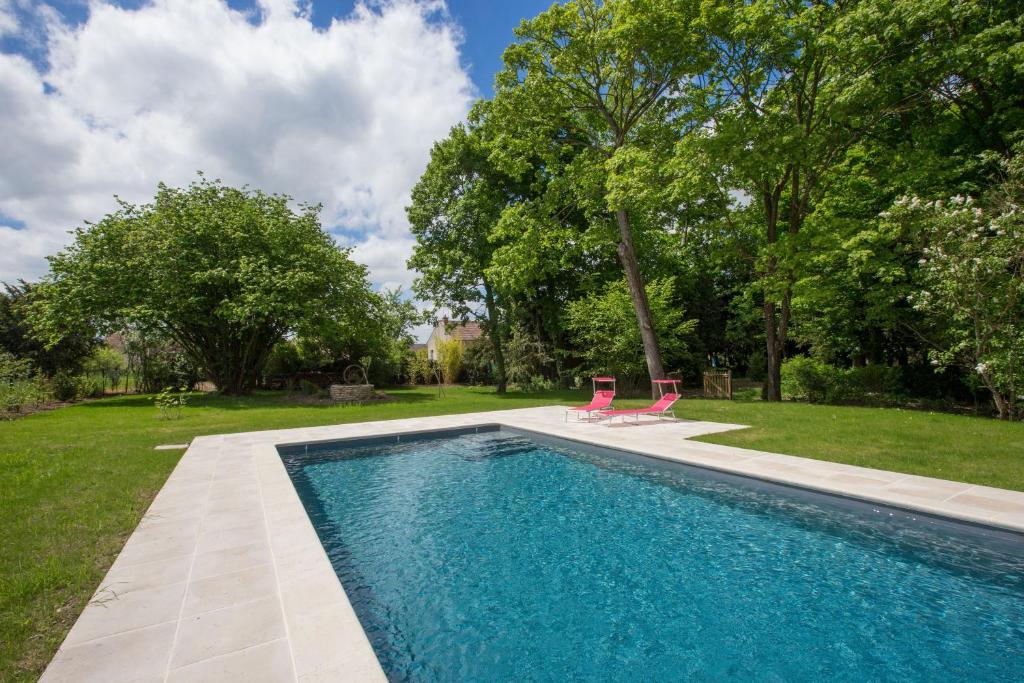 Chambres D'Hotes Le Clos Des Tilleuls Demigny Bagian luar foto